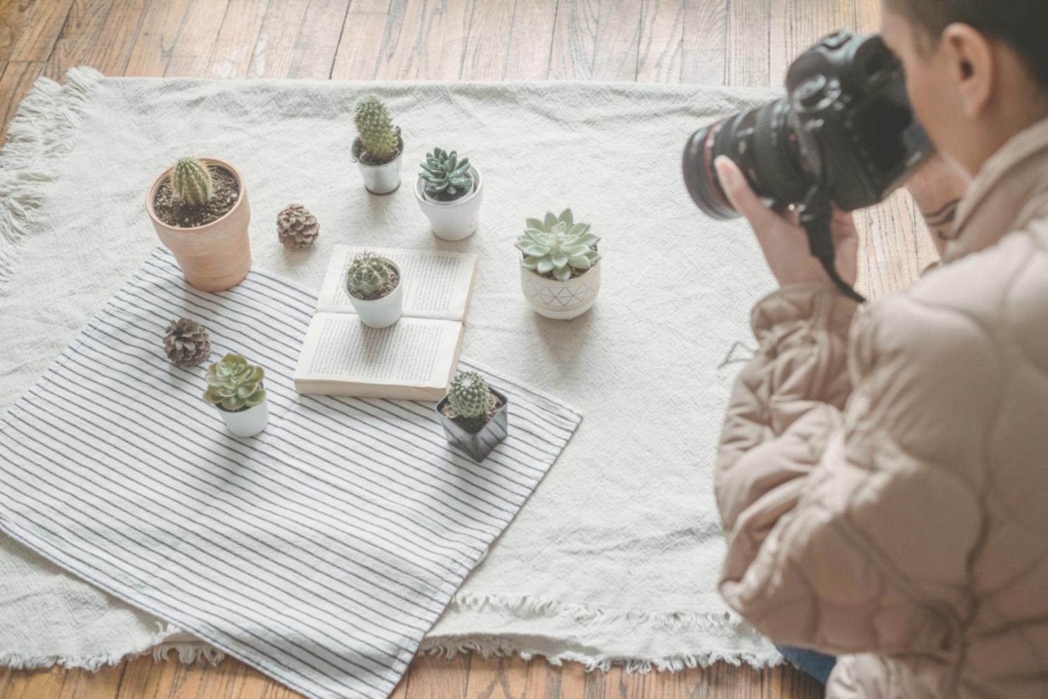 Studiofotografie Setup mit professioneller Beleuchtung